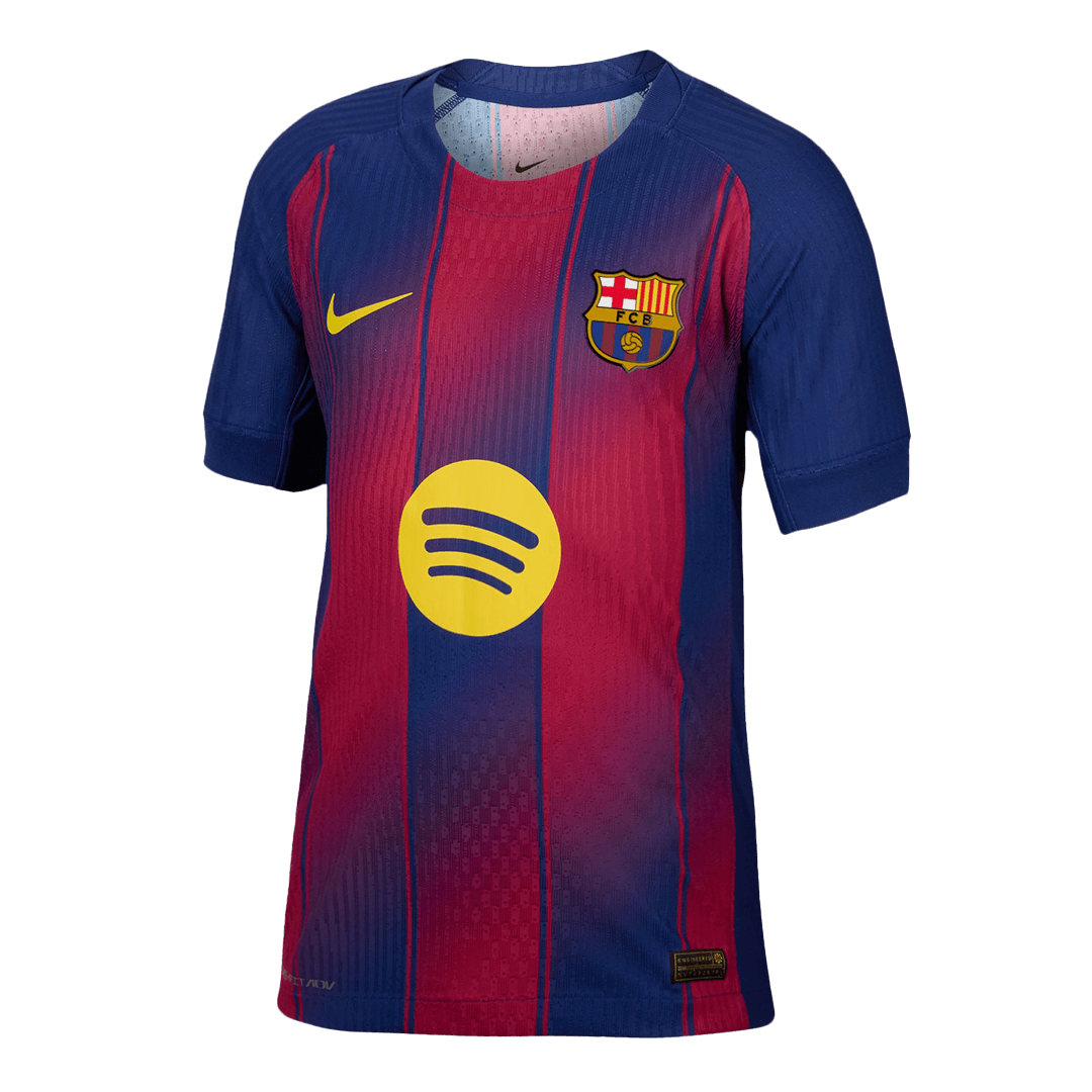 RAPHINHA #11 Men's Barcelona UCL 2025/26 Player Version Home Soccer Jersey - Slim Fit product view 14
