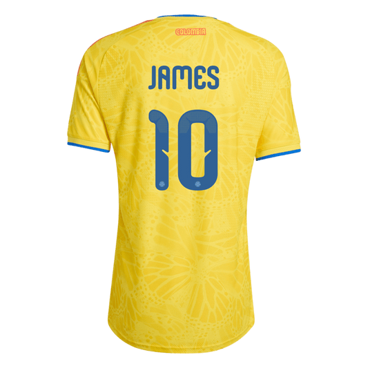 JAMES #10 Men's Colombia World Cup 2026 Player Version Home Soccer Jersey - Slim Fit product view 2