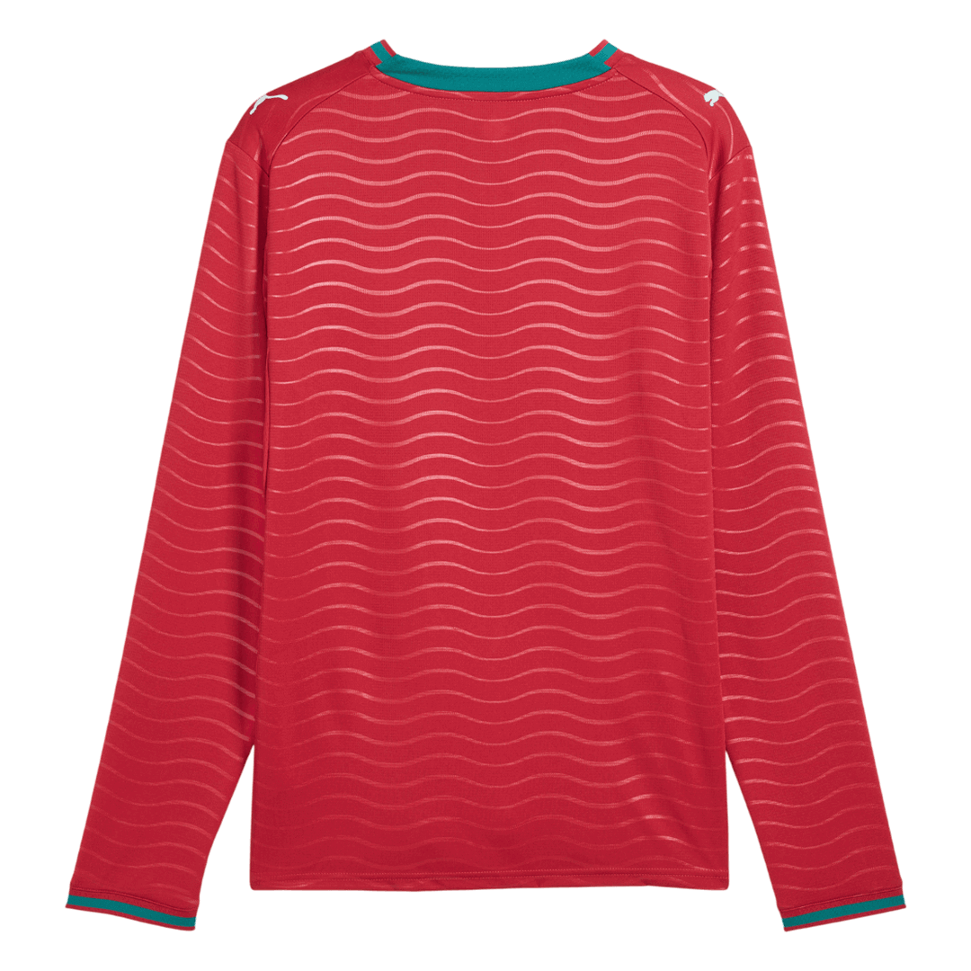 Men's Portugal World Cup 2026 Home Long Sleeve Soccer Jersey product view 9