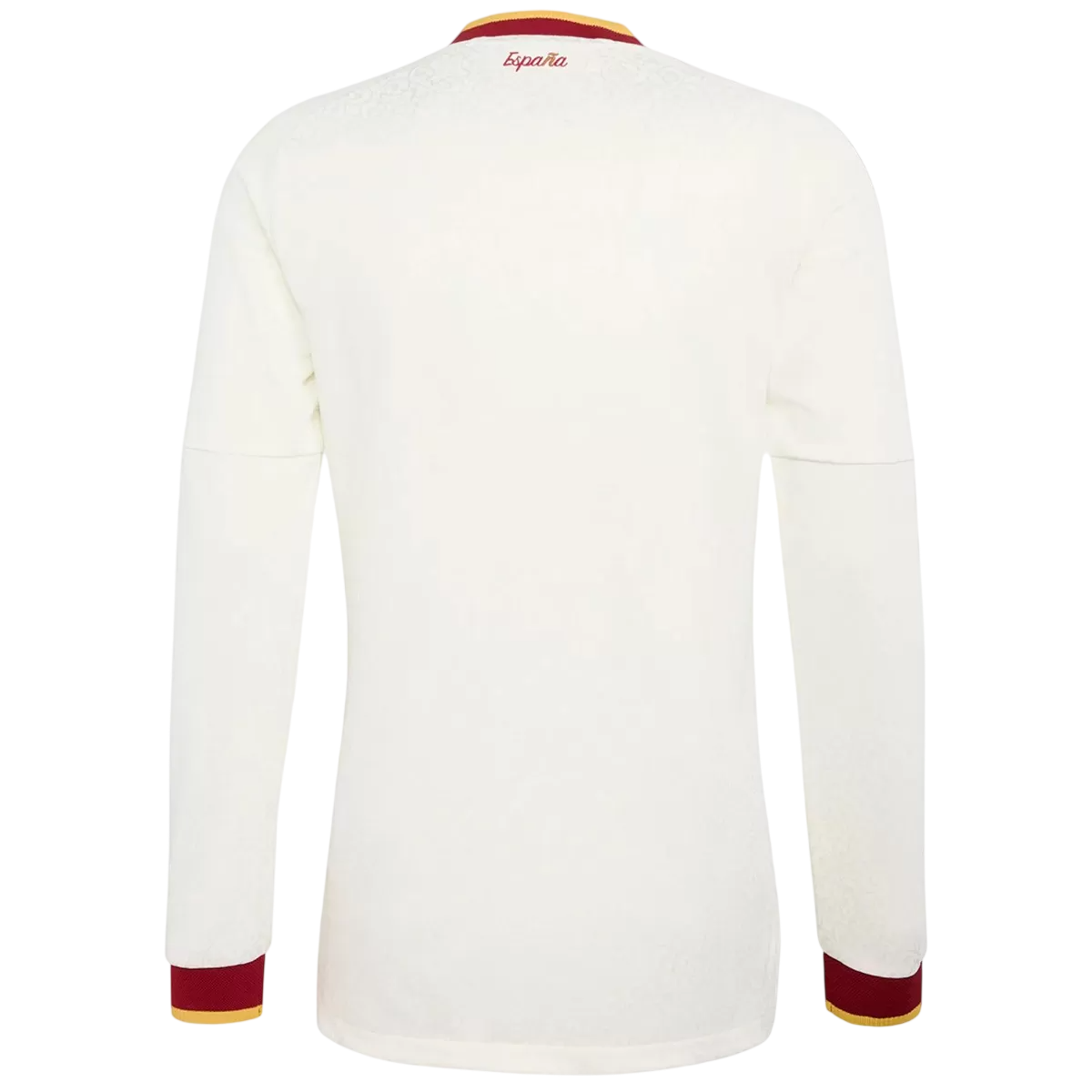 Men's Spain World Cup 2026 Away Long Sleeve Soccer Jersey product view 2