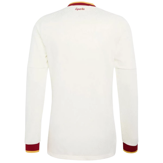 Men's Spain World Cup 2026 Away Long Sleeve Soccer Jersey product view 2