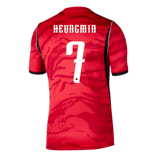 HEUNGMIN #7 Men's South Korea World Cup 2026 Home Soccer Jersey product view 2