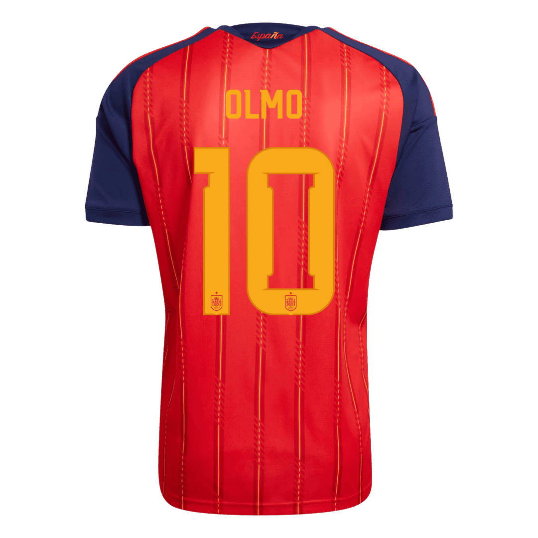 OLMO #10 Men's Spain World Cup 2026 Champion Edition Home Soccer Jersey product view 7