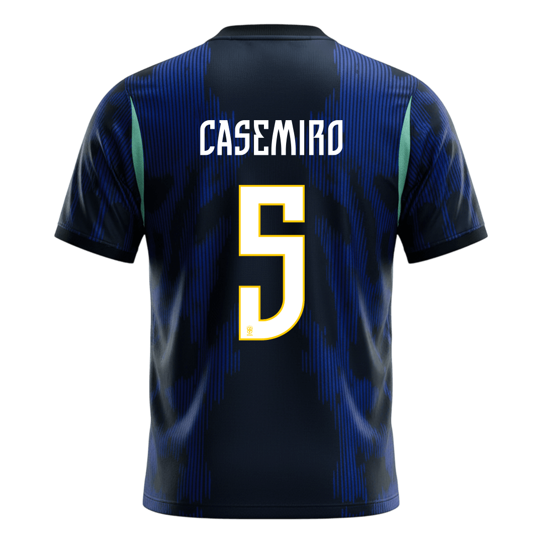 CASEMIRO #5 Men's Brazil World Cup 2026 Away Soccer Jersey product view 9