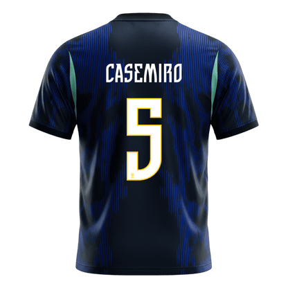 CASEMIRO #5 Men's Brazil World Cup 2026 Away Soccer Jersey product view 9