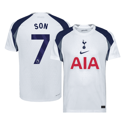 SON #7 Men's Tottenham Hotspur 2025/26 Player Version Home Soccer Jersey - Slim Fit product view 1