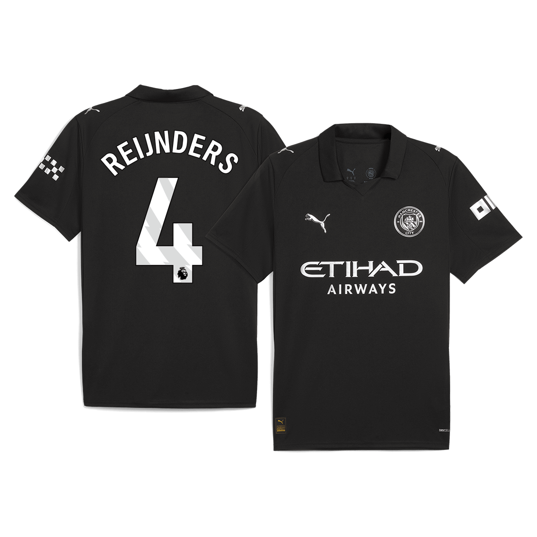 REIJNDERS #4 Men's Manchester City 2025/26 Away Soccer Jersey product view 1