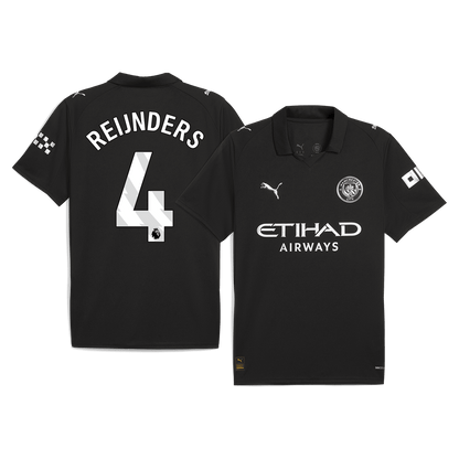 REIJNDERS #4 Men's Manchester City 2025/26 Away Soccer Jersey product view 1