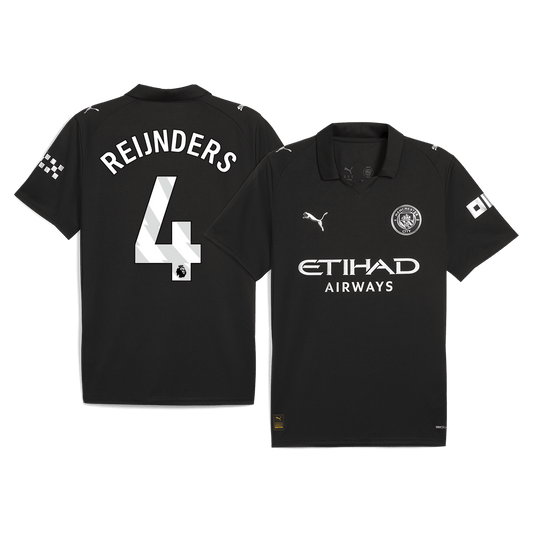 REIJNDERS #4 Men's Manchester City 2025/26 Away Soccer Jersey product view 1