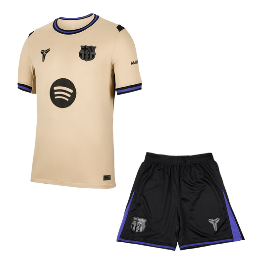 Men's Barcelona 2025/26 Away Soccer Jersey Kit