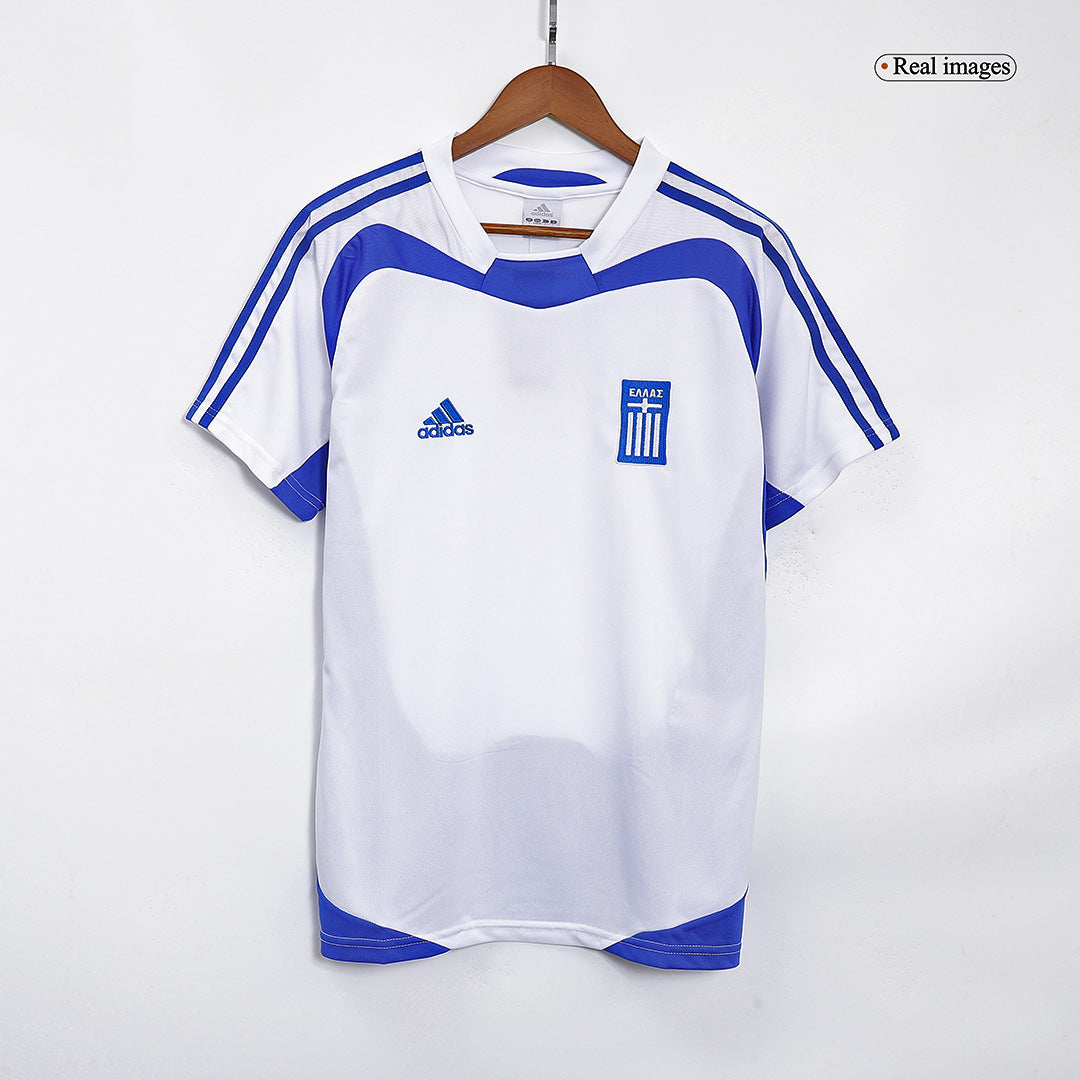 Retro Men's Greece 2004 Away Soccer Jersey product view 10