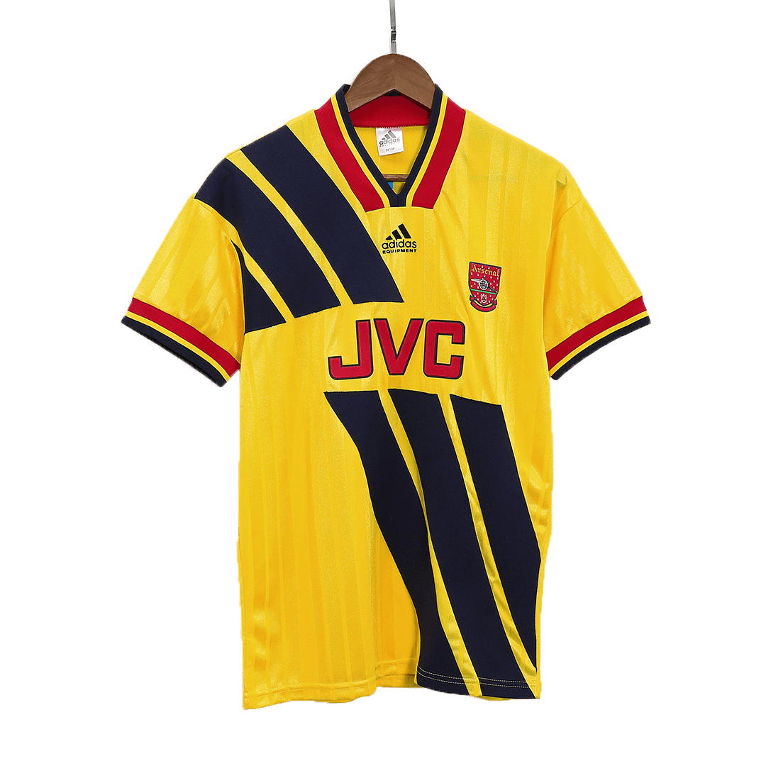 Retro Men's Arsenal 1993/94 Away Soccer Jersey product view 8