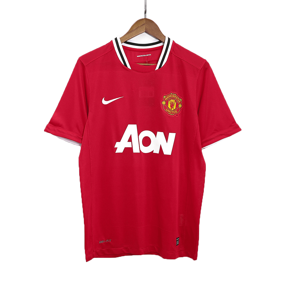 Retro Men's Manchester United 2011/12 Home Soccer Jersey product view 9