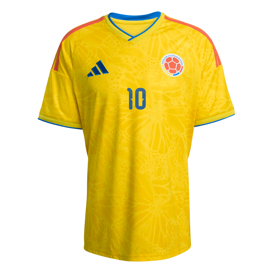 JAMES #10 Men's Colombia World Cup 2026 Home Soccer Jersey product view 10
