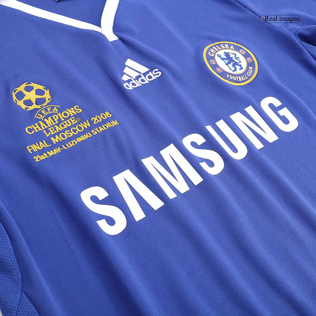 Retro Men's Chelsea UCL UCL Final 2008 Home Soccer Jersey product view 7
