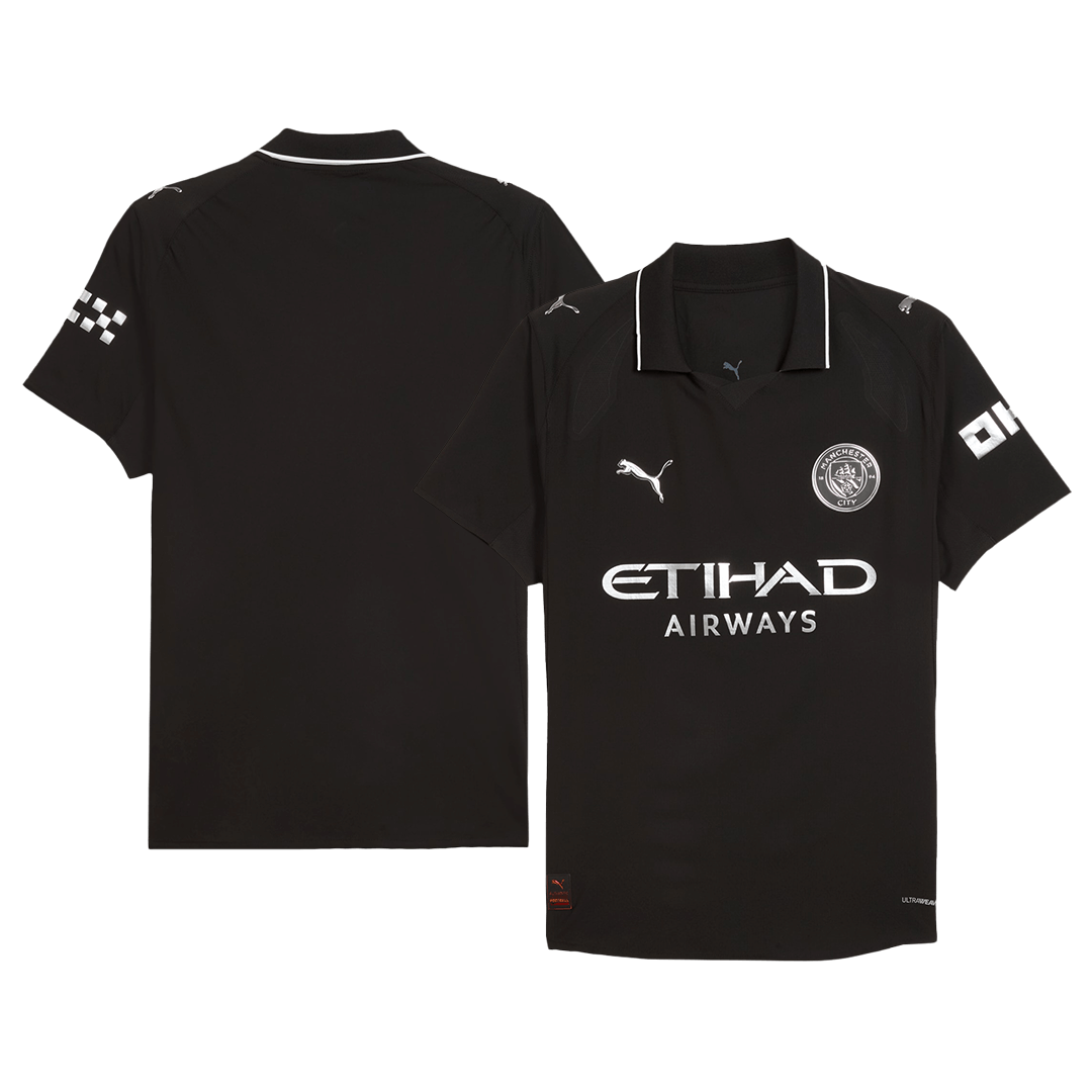Men's Manchester City 2025/26 Player Version Away Soccer Jersey - Slim Fit product view 4