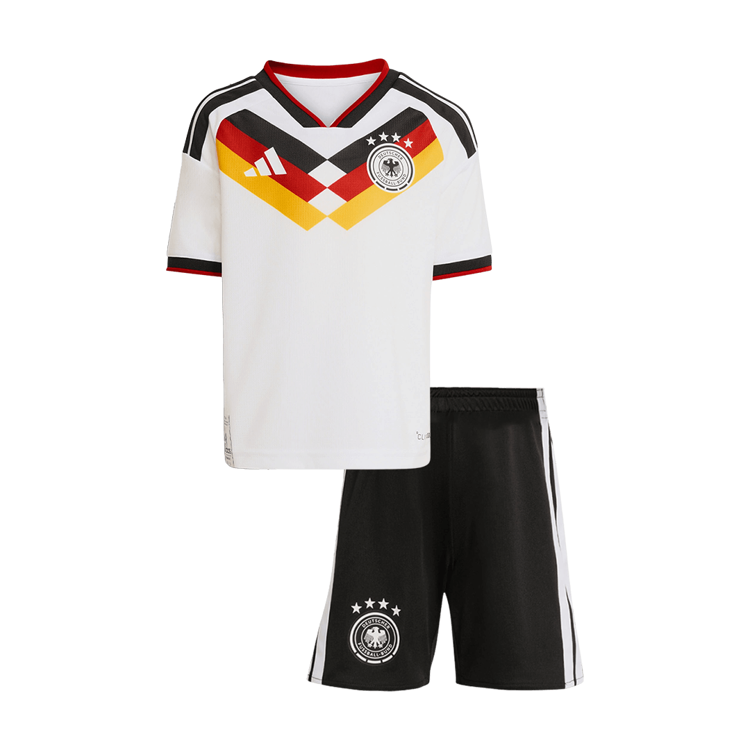 Kid's Germany World Cup 2026 Home Soccer Jersey Kit