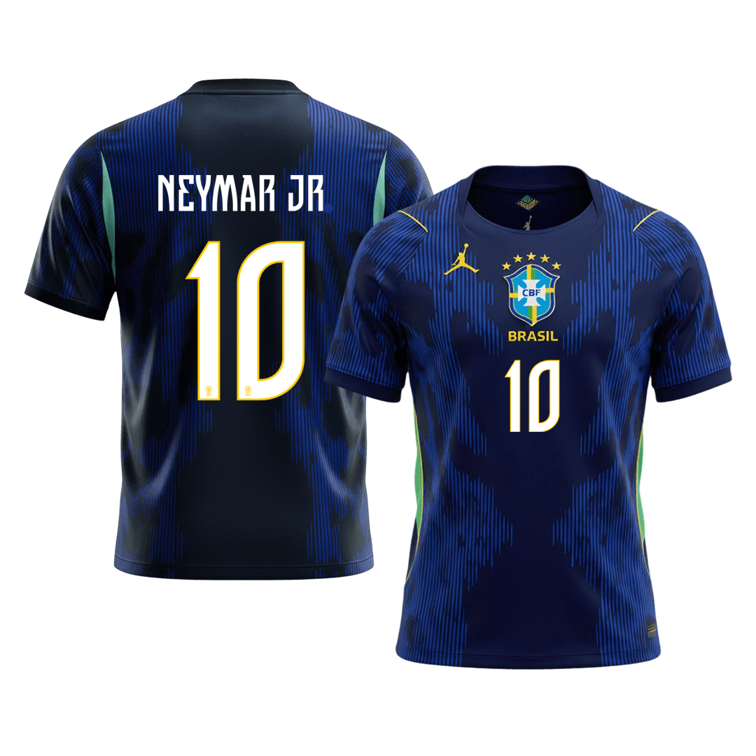 NEYMAR JR #10 Men's Brazil World Cup 2026 Away Soccer Jersey product view 1