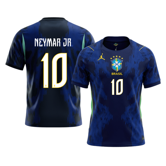 NEYMAR JR #10 Men's Brazil World Cup 2026 Away Soccer Jersey product view 1