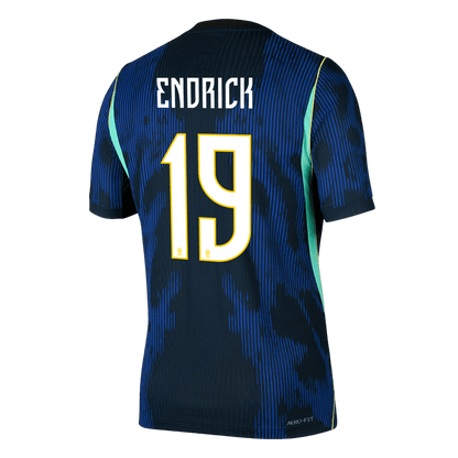 ENDRICK #19 Men's Brazil World Cup 2026 Player Version Away Soccer Jersey - Slim Fit product view 3