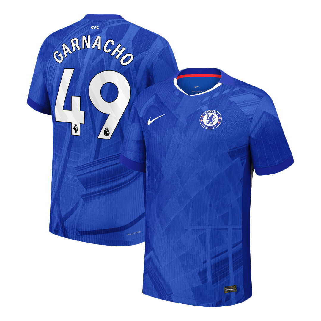 GARNACHO #49 Men's Chelsea 2025/26 Player Version Home Soccer Jersey - Slim Fit product view 1