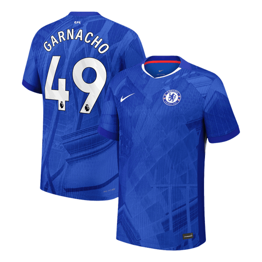 GARNACHO #49 Men's Chelsea 2025/26 Player Version Home Soccer Jersey - Slim Fit product view 1