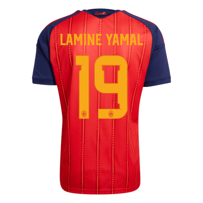 LAMINE YAMAL #19 Men's Spain World Cup 2026 Champion Edition Home Soccer Jersey product view 6