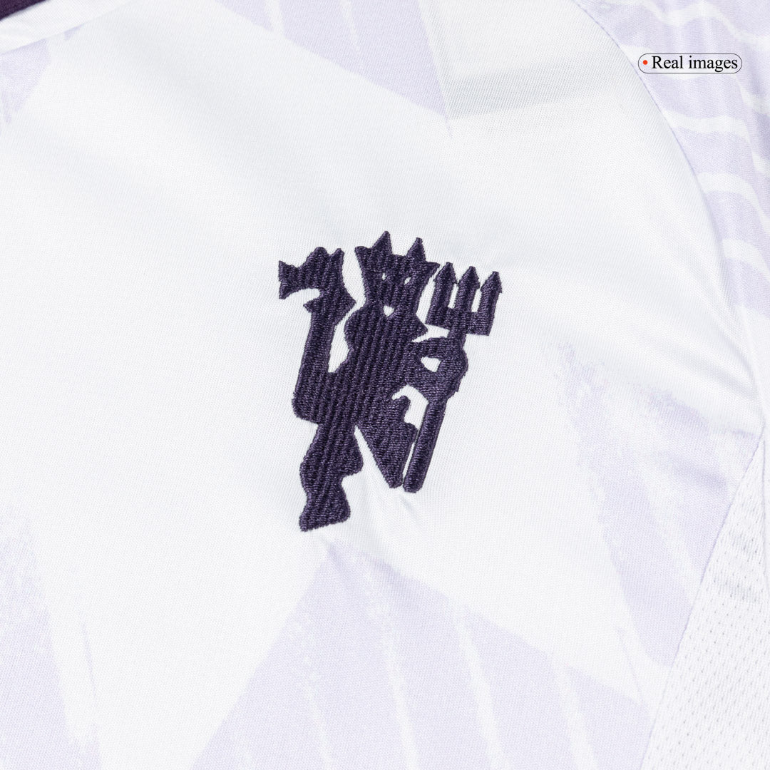Men's Manchester United 2025/26 Away Long Sleeve Soccer Jersey product view 6