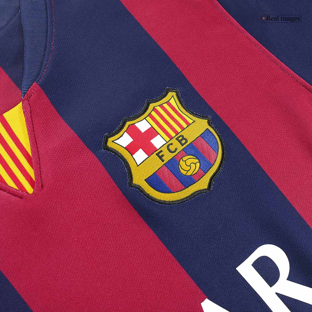 Retro SUÁREZ #9 Men's Barcelona 2014/15 Home Soccer Jersey product view 7
