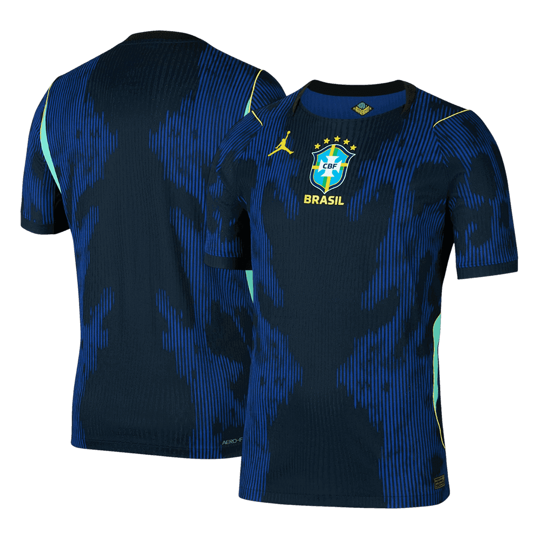 Men's Brazil World Cup 2026 Player Version Away Soccer Jersey - Slim Fit product view 2