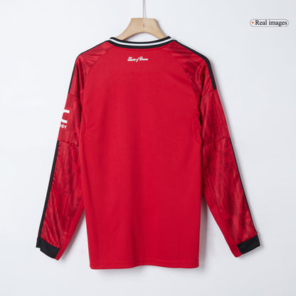 Men's Manchester United 2025/26 Home Long Sleeve Soccer Jersey product view 9