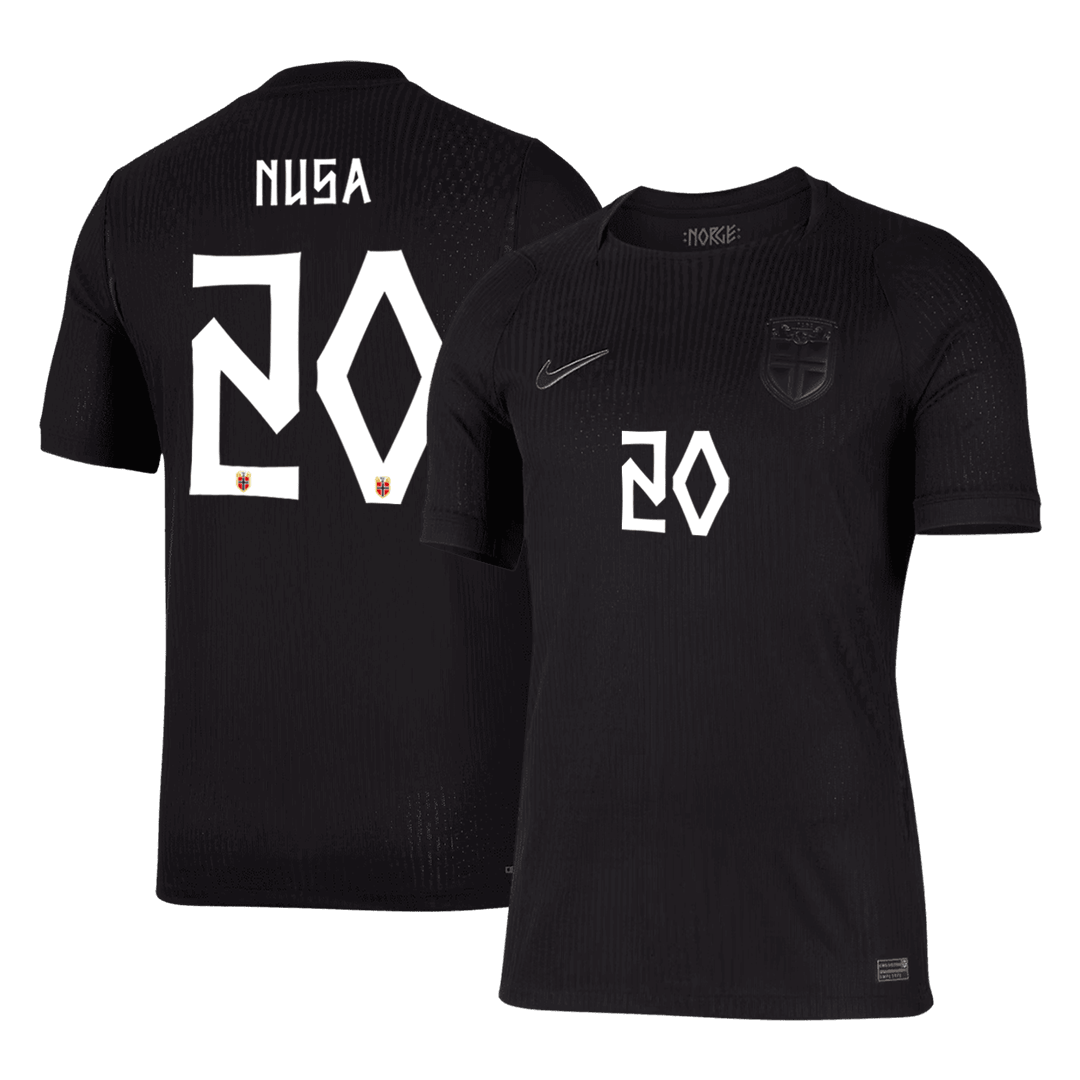 NUSA #20 Men's Norway World Cup 2026 Player Version Away Soccer Jersey - Slim Fit product view 1