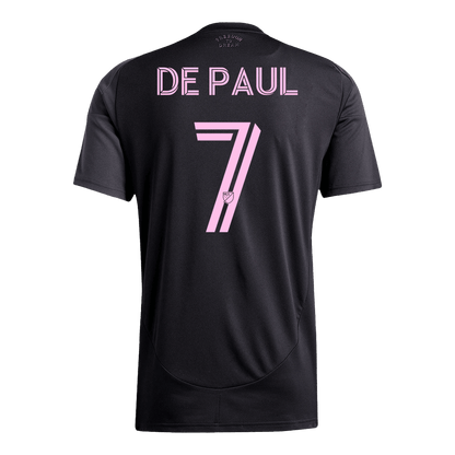 DE PAUL #7 Men's Inter Miami CF 2025 Away Soccer Jersey product view 12