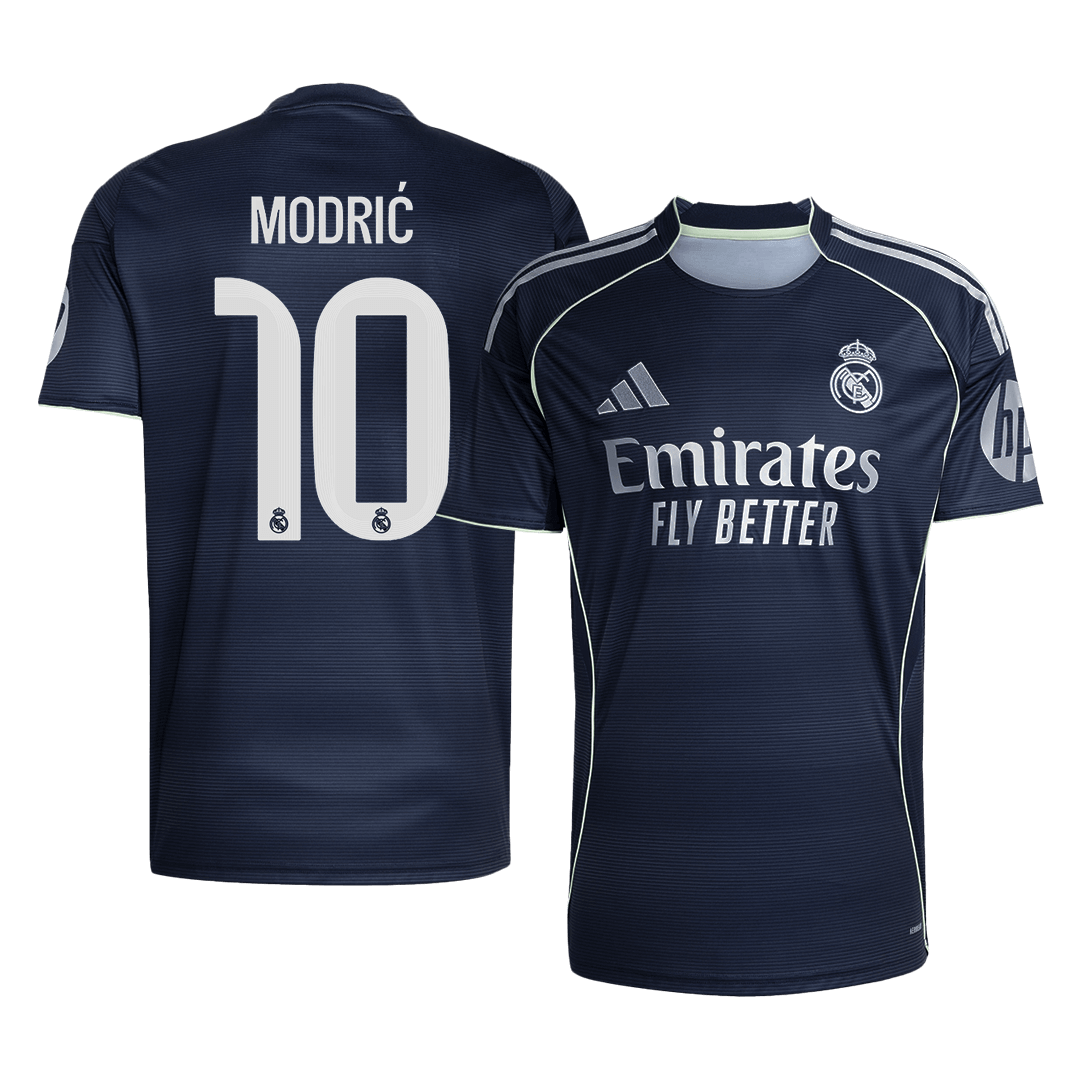 MODRIĆ #10 Men's Real Madrid 2025/26 Away Soccer Jersey Premium product view 1