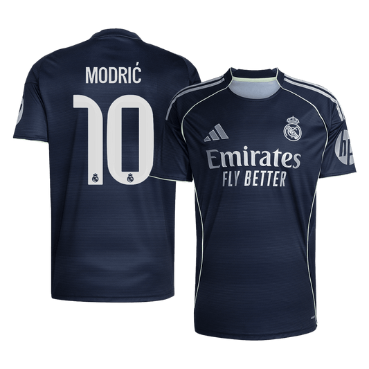 MODRIĆ #10 Men's Real Madrid 2025/26 Away Soccer Jersey Premium product view 1