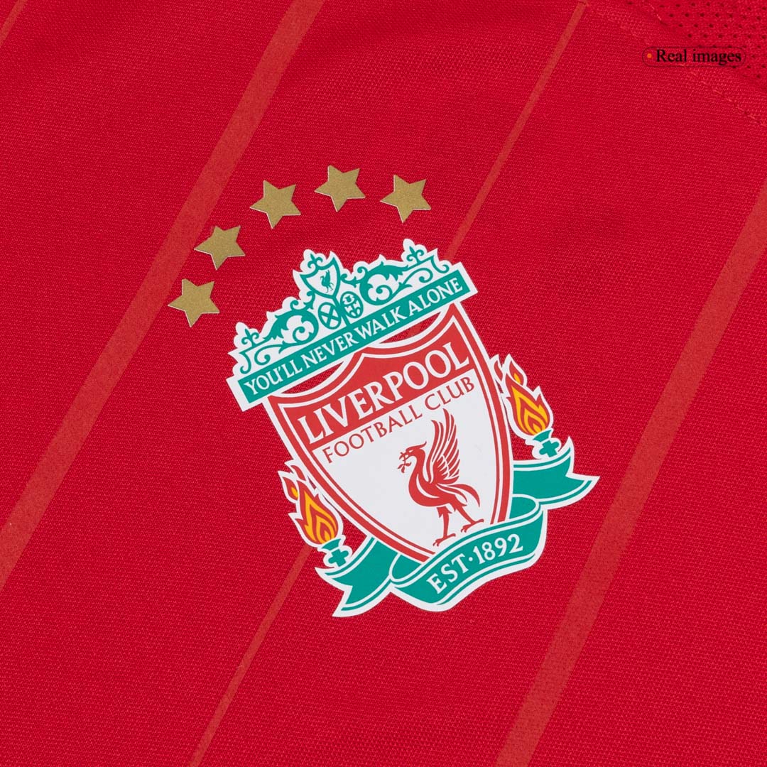 Retro Men's Liverpool 2005/06 Home Soccer Jersey product view 6