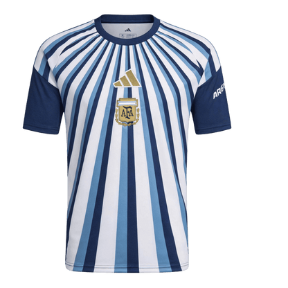Men's Argentina World Cup 2026 Pre-Match Soccer Jersey product view 1