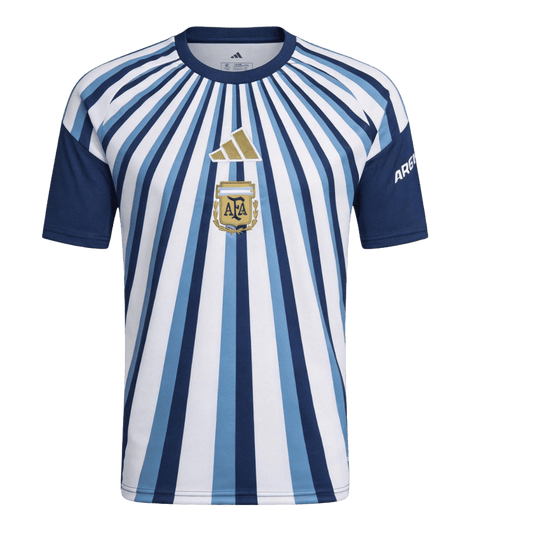 Men's Argentina World Cup 2026 Pre-Match Soccer Jersey product view 1