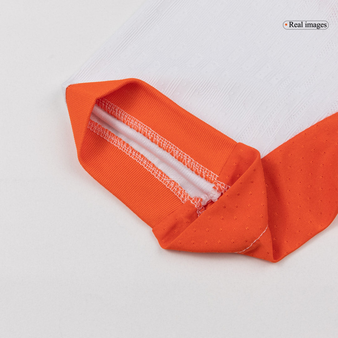 VIRGIL #4 Men's Netherlands World Cup 2026 Player Version Away Soccer Jersey - Slim Fit product view 3