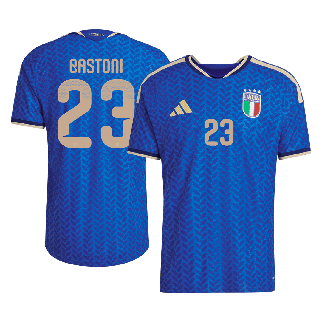 BASTONI #23 Men's Italy World Cup 2026 Player Version Home Soccer Jersey - Slim Fit product view 1