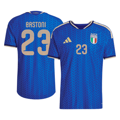 BASTONI #23 Men's Italy World Cup 2026 Player Version Home Soccer Jersey - Slim Fit product view 1
