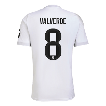 VALVERDE #8 Men's Real Madrid 2025/26 Home Soccer Jersey Premium product view 9