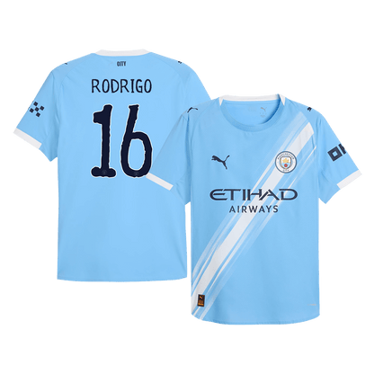RODRIGO #16 Men's Manchester City World Cup 2025/26 Player Version Home Soccer Jersey - Slim Fit product view 1