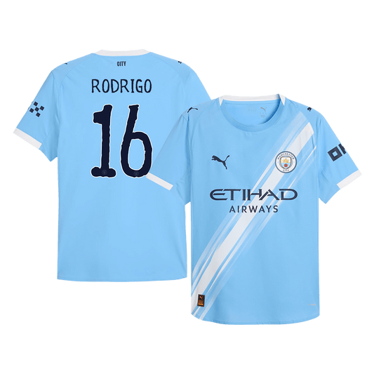 RODRIGO #16 Men's Manchester City World Cup 2025/26 Player Version Home Soccer Jersey - Slim Fit product view 1