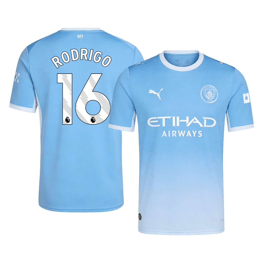 RODRIGO #16 Men's Manchester City 2026/27 Home Soccer Jersey product view 1
