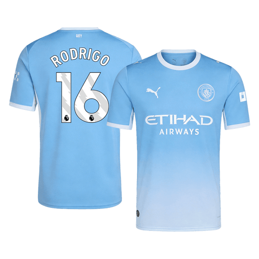 RODRIGO #16 Men's Manchester City 2026/27 Home Soccer Jersey product view 1