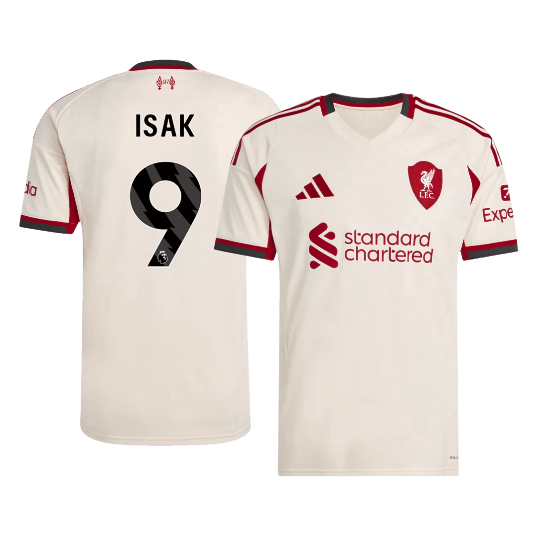 ISAK #9 Men's Liverpool 2025/26 Away Soccer Jersey product view 1