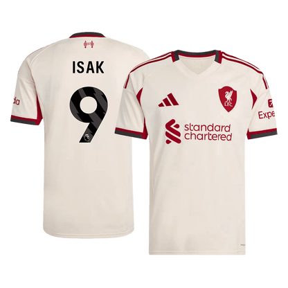 ISAK #9 Men's Liverpool 2025/26 Away Soccer Jersey product view 1