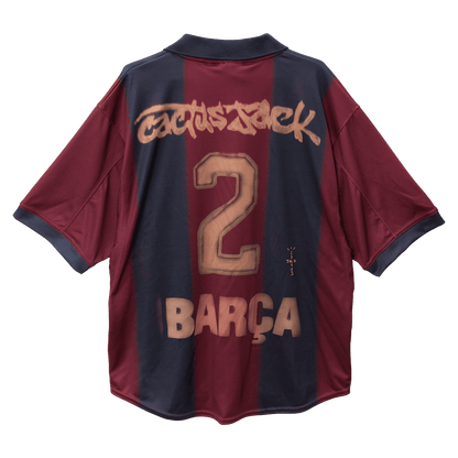 Retro Men's Barcelona 2000/01 Home Soccer Jersey product view 13