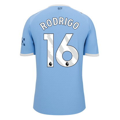 RODRIGO #16 Men's Manchester City 2025/26 Home Soccer Jersey Premium product view 10